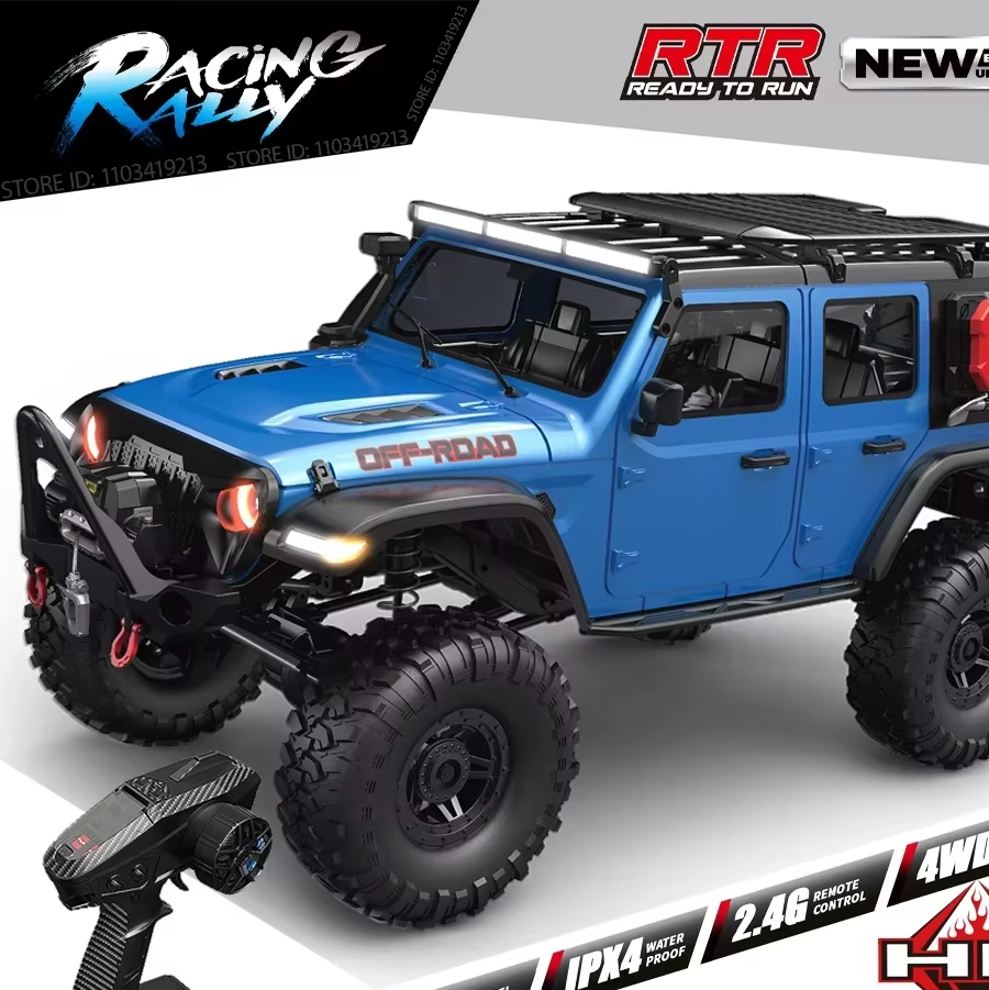 2025 New Upgrade HB-R1011 Jeep Rubicon Recon Rc Car 1:10 Full Scale Model Climbing Car High Speed Off-Road Vehicle - Image 2
