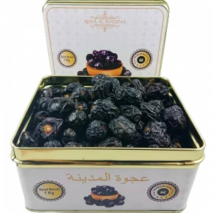 Kurma Ajwa Premium Al Madina Kaleng 1 Kg Original 100%