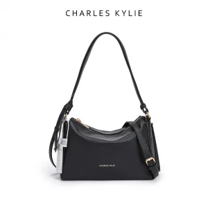 CHARLES KYLIE - Tas Ketiak Fashion Wanita Tas Bahu Wanita Shoulder Warna Solid Sederhana