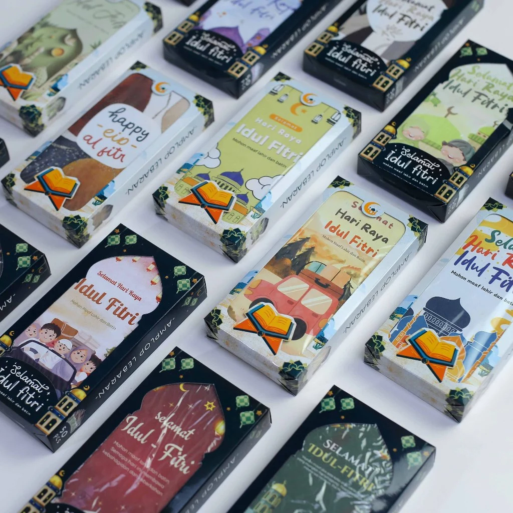Amplop Lebaran Premium ISI 50 Lembar Desain 2026 Berbagai Tema Angpau Idul FItri Panjang 100gsm - Image 2
