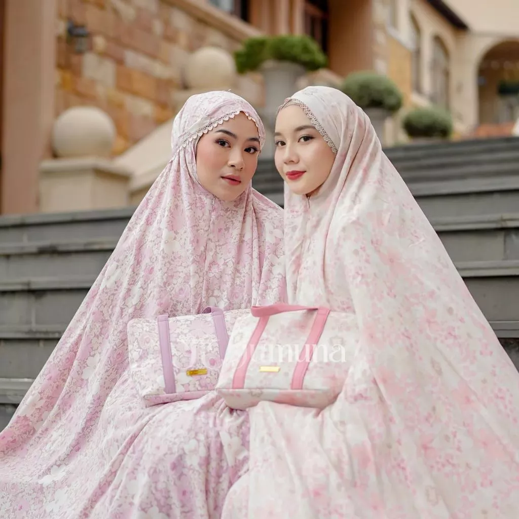 Jumuna - Mukena Dewasa Rayon Premium 3In1 Motif Maldiva