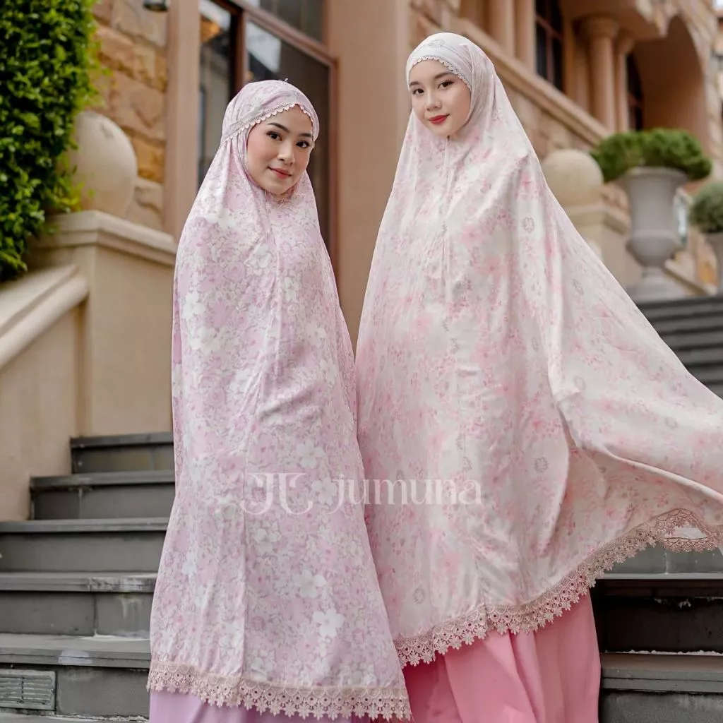 Jumuna - Mukena Dewasa Rayon Premium 3In1 Motif Maldiva - Image 2