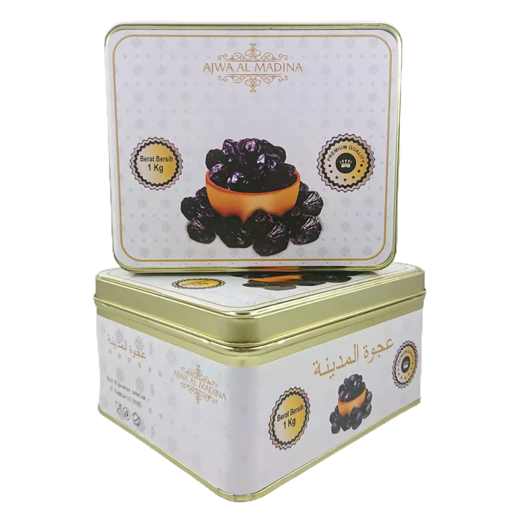 Kurma Ajwa Premium Al Madina Kaleng 1 Kg Original 100% - Image 4