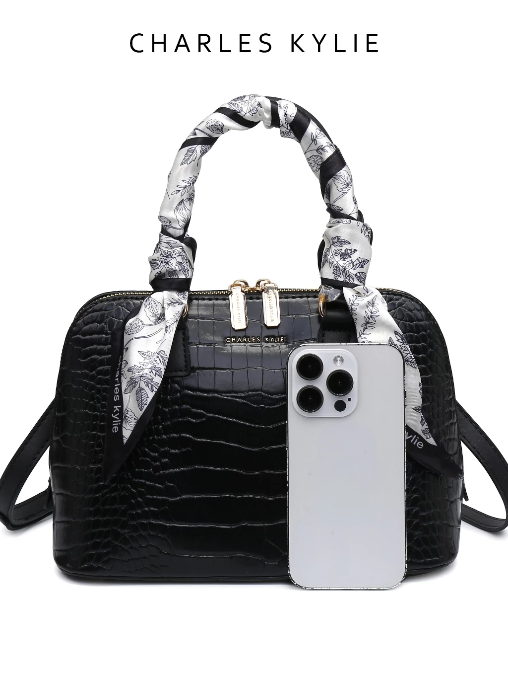 CHARLES KYLIE - Tas Tangan Wanita Fashion Hand Bag Wanita Kondangan Tas Selempang Tali Panjang Untuk Wanita Model Trend Terbaru Shoulder Bag Terlaris - Image 5